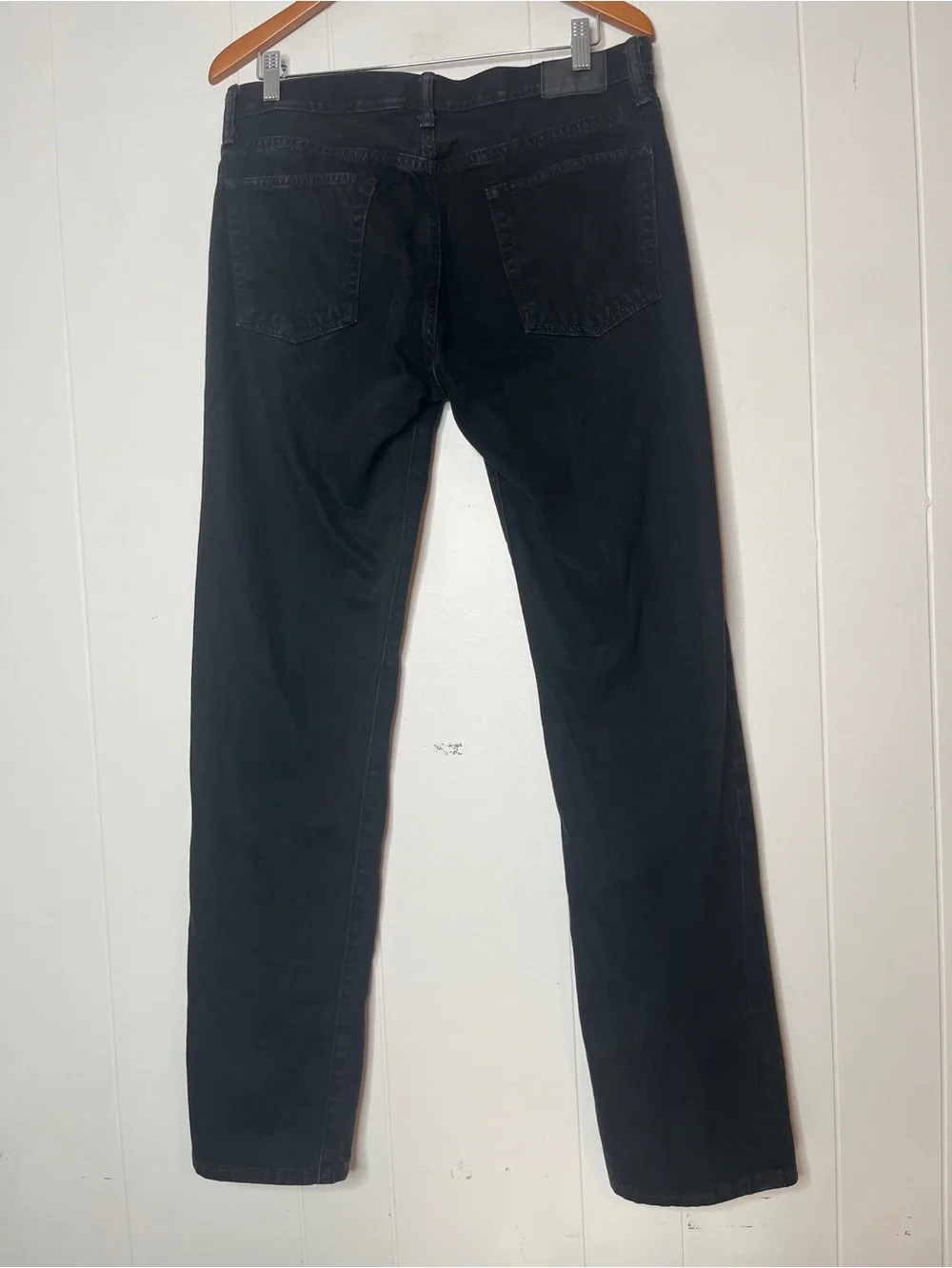 GAP 32x34 Men's Black Straight-Leg Jeans 100% Cotton